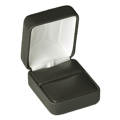 Leatherette Single Ring Box with Matching Leather-Feel Inserts
