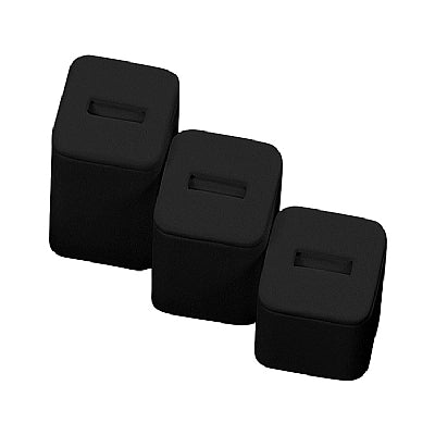 Leatherette Set 3 Ring Towers