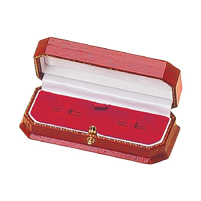 Leatherette Cufflink Box with Velvet Interior