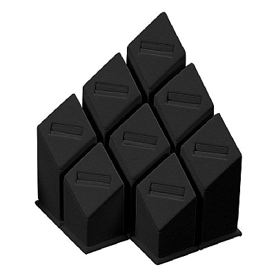 Leatherette 8 Ring Pyramid