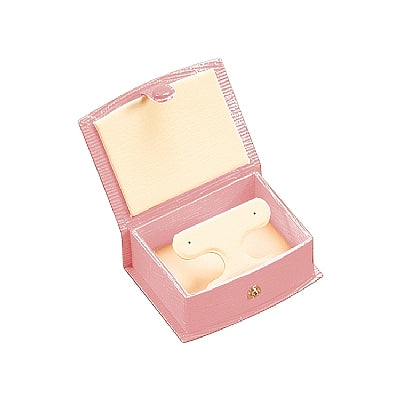 Textured Leatherette French Clip Box