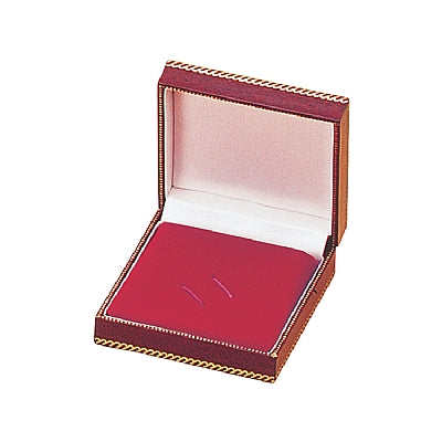 Leatherette Tie Clip Box with Matching Insert and White Window