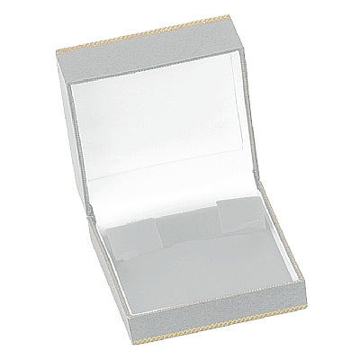 Leatherette Bangle Box with Matching Insert and White Window