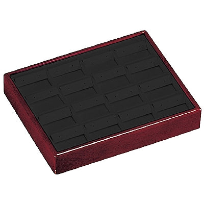 Leather & Wood 25 Pendant-Earring Tray