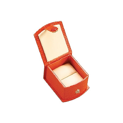 Textured Leatherette Single Ring Box