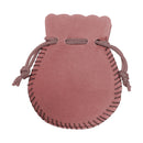 Round Suedine Pouch