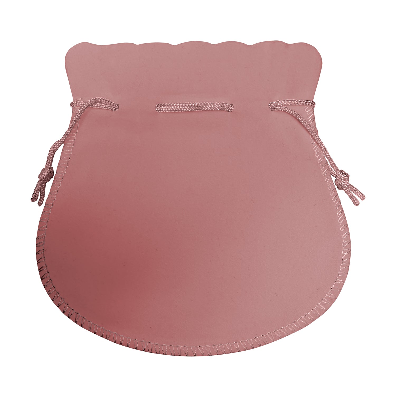 Round Suedine Pouch