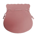 Round Suedine Pouch