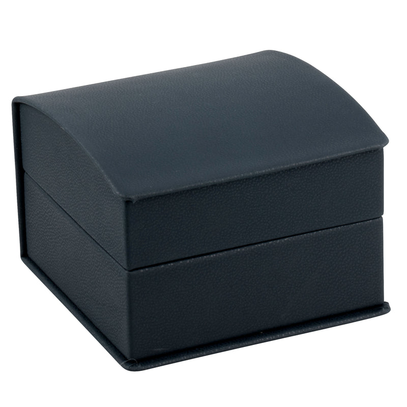 Leatherette Collar Watch Box Leatherette Interior with Matching Ribboned Packer