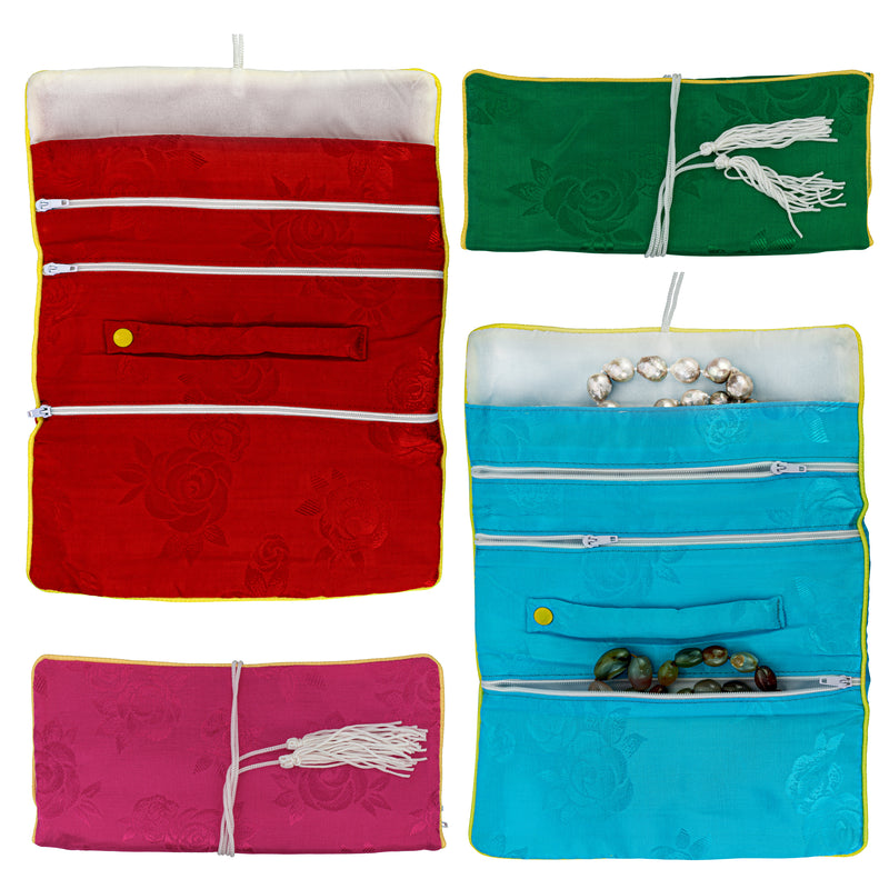 Assorted Printed Chinese Brocade Pouch
