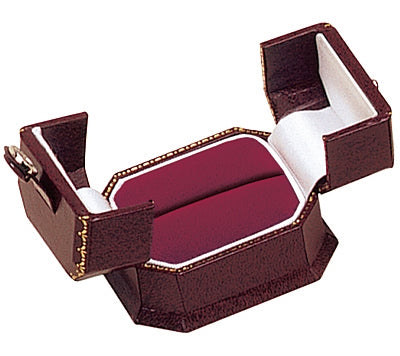 Leatherette Pearl Box with Velvet Interior