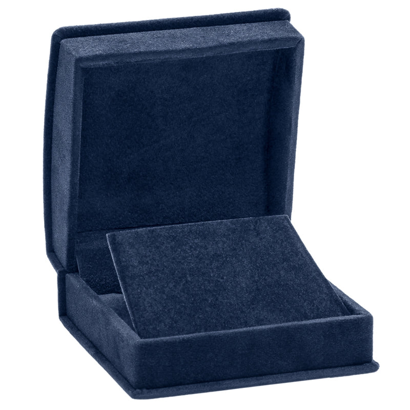Suede Universal Box with Matching Interior with Ribboned Packer