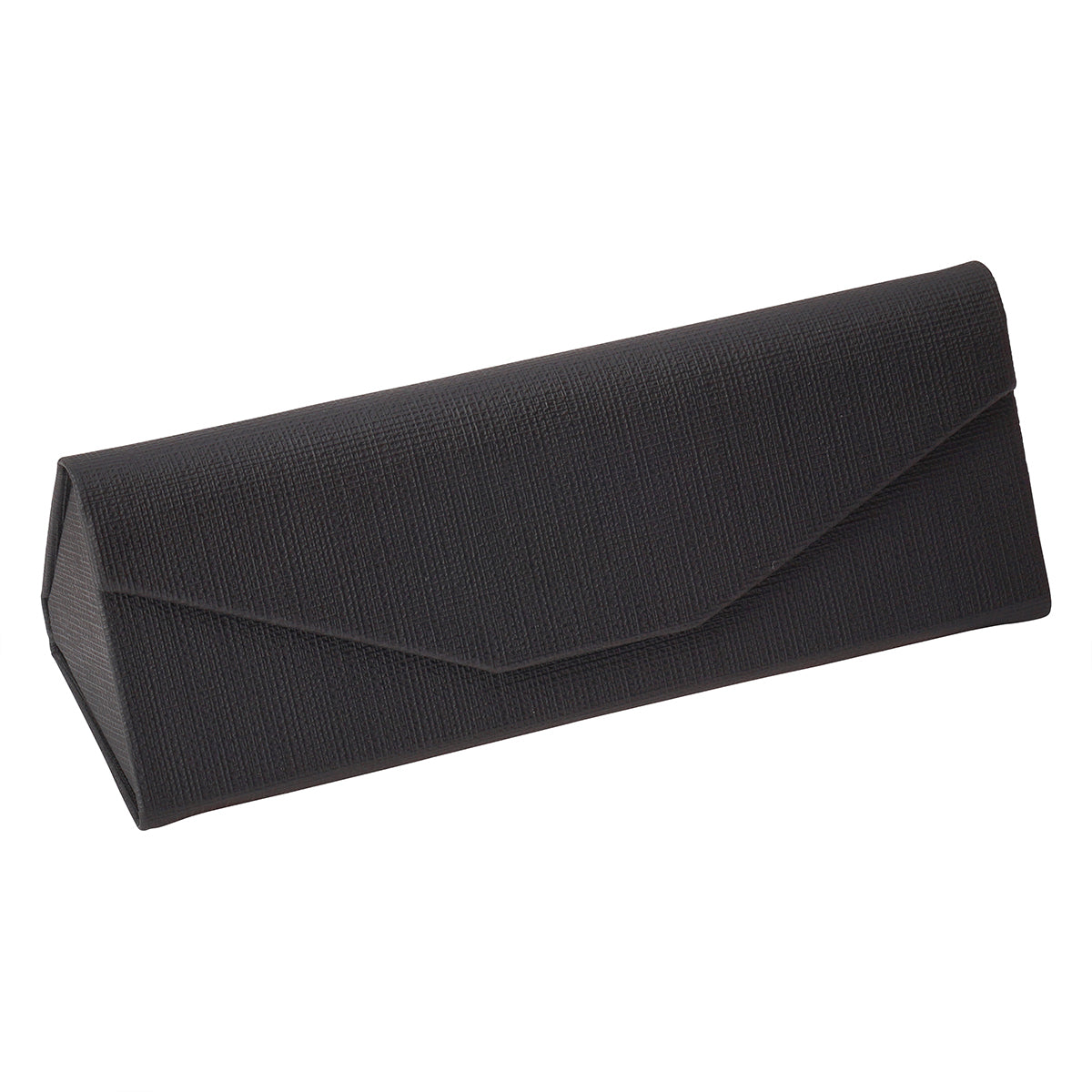 Foldable Triangular Case with Linen Texture