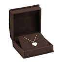 Suede Universal Box with Matching Interior with Ribboned Packer