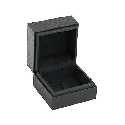 Textured Leatherette Clip for Ring Box with Suede Interior