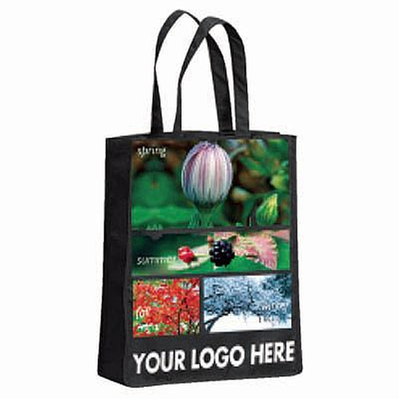 Seasonal Print Non-Woven Bag with Loop Handle