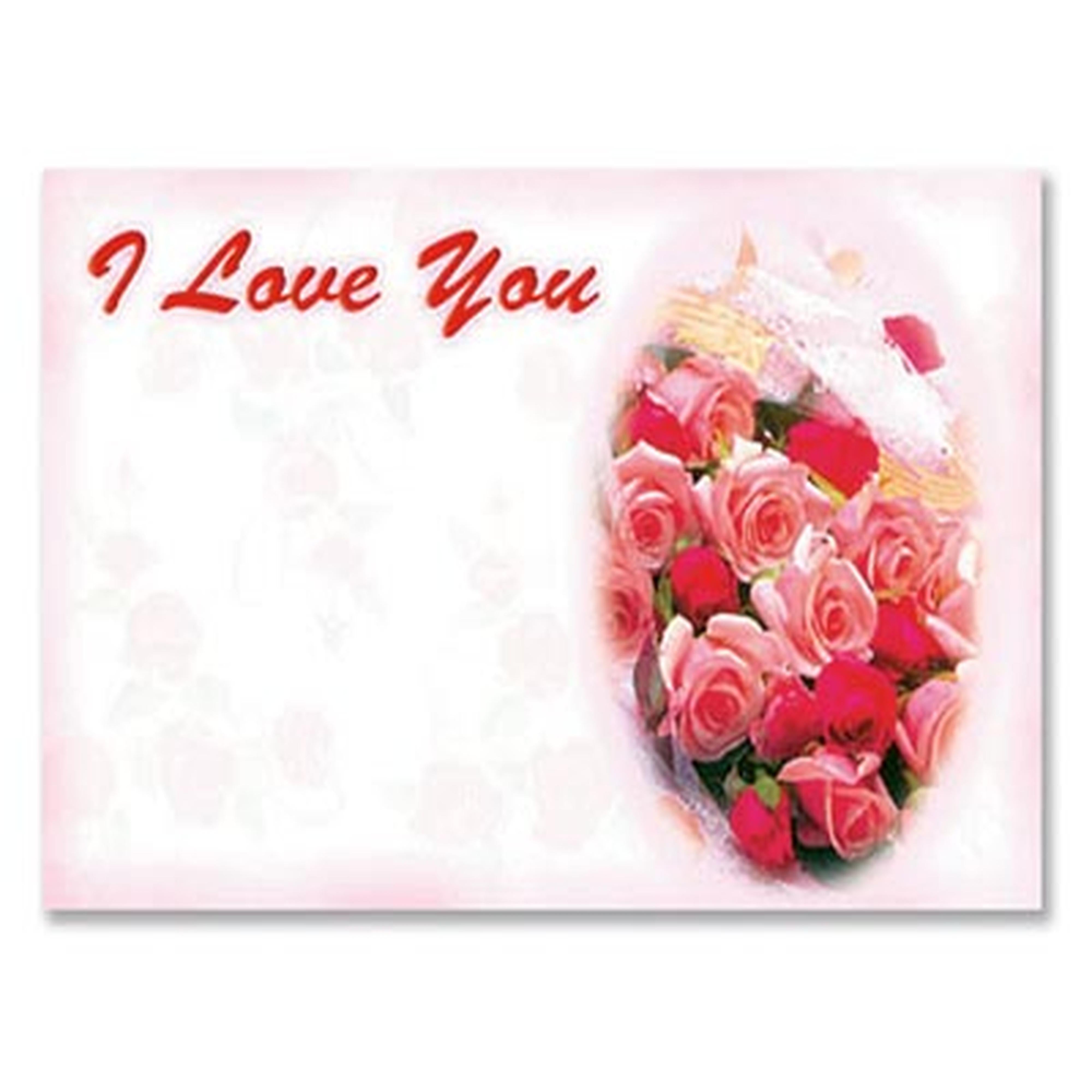 I Love You Gift Tag - 8.90 cm x 5 cm