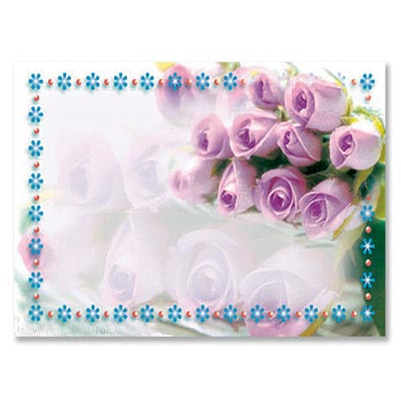 Lavender Roses Gift Tag - 3.5" x 2"
