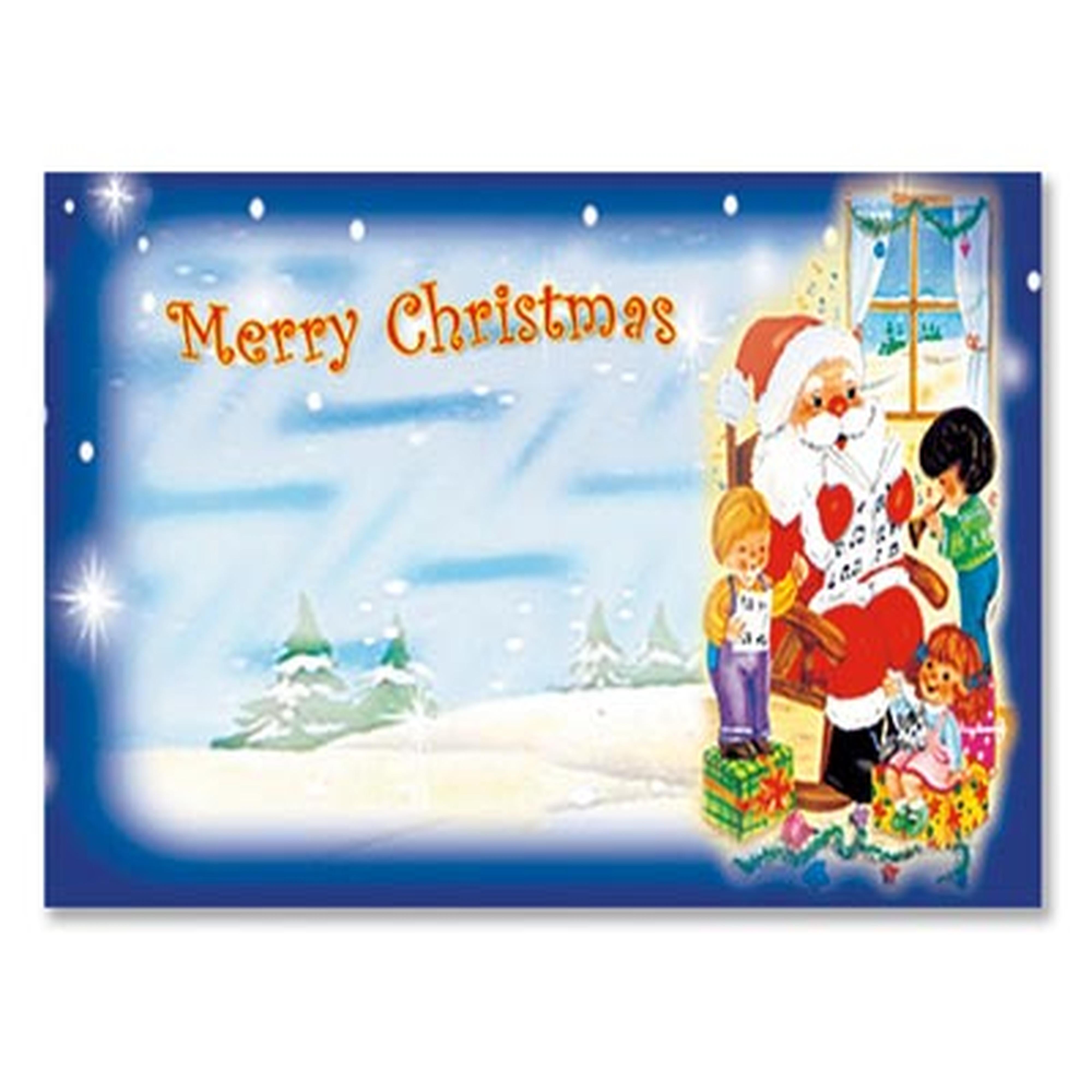 Merry Xmas Toys Gift Tag - 8.90 cm x 5 cm