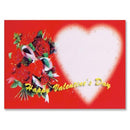 Valentine'S Day Roses Gift Tag with Glitter - 8.90 cm x 5 cm