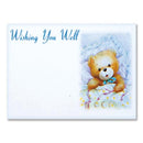 Wishing You Well Gift Tag with Glitter -8.90 cmx 5 cm