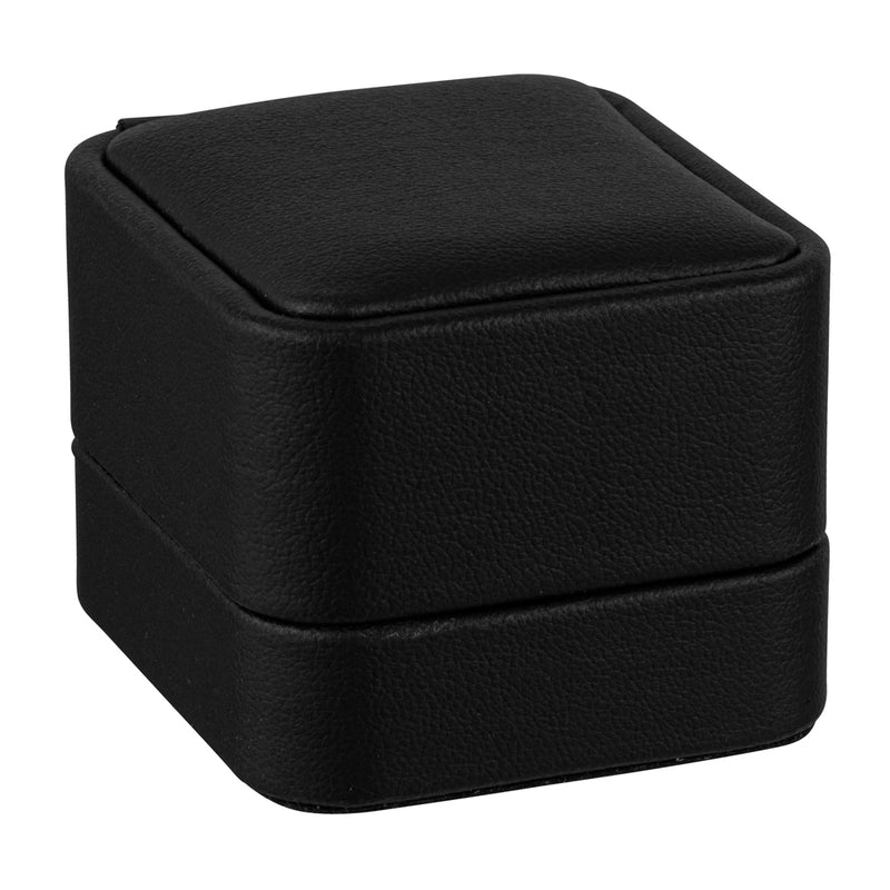 Leatherette Single Earring Box with Matching Interior