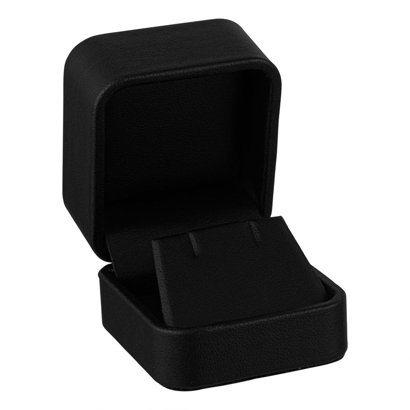 Leatherette Single Earring Box with Matching Interior