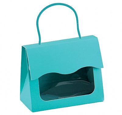 Cardboard Tote Bag with Window Favor Box