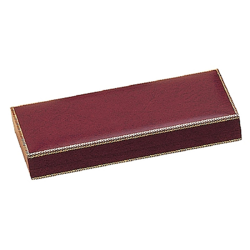 Leatherette Pearl Box with Matching Insert and White Window