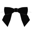 Pre-Tied Velvet Bow with Twist Tie