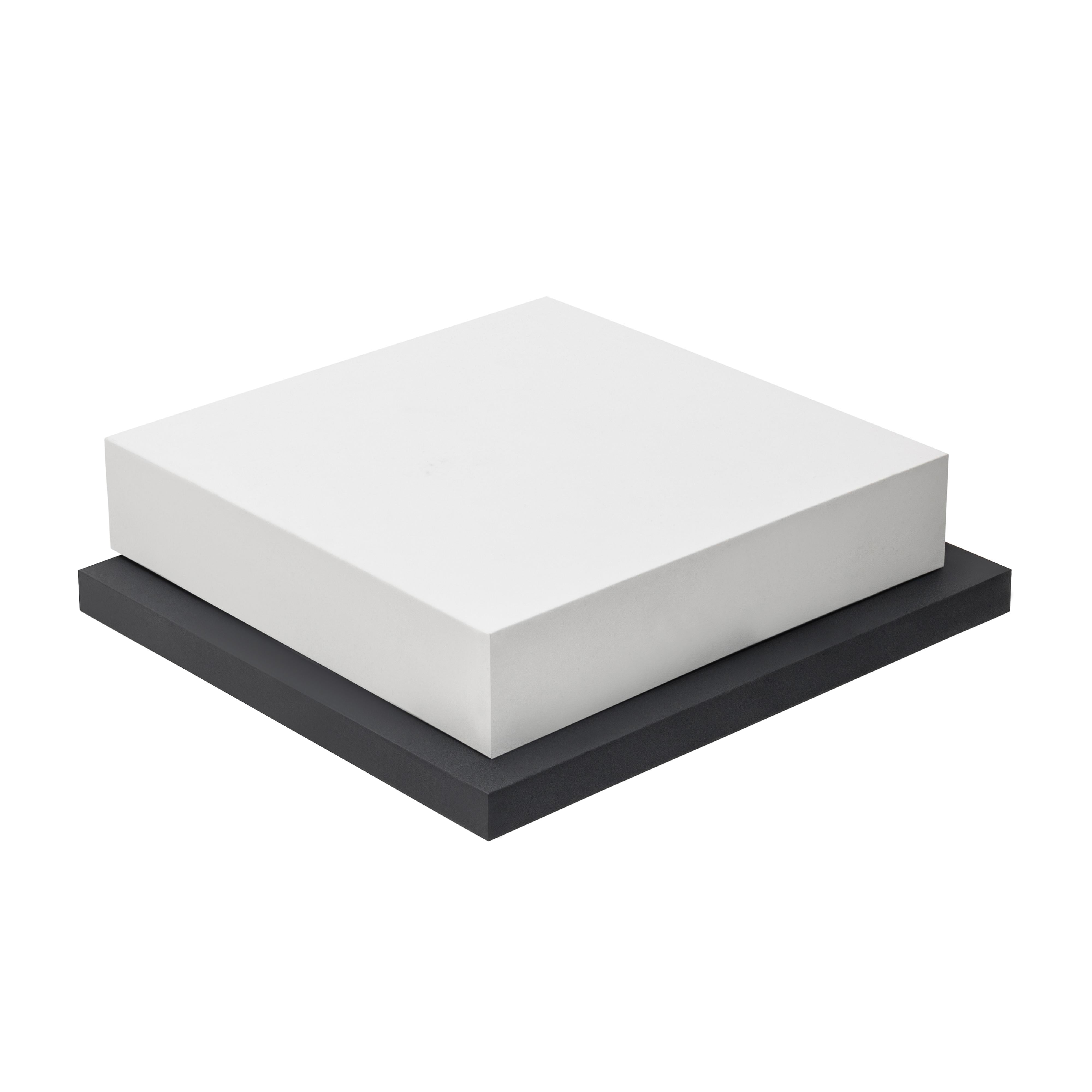 Leatherette Paper Pearl Box with Suede Interior and LED Light