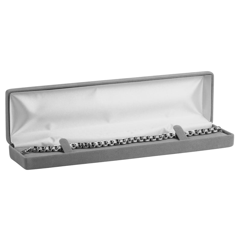 Velour Bracelet Box with White Sleeve