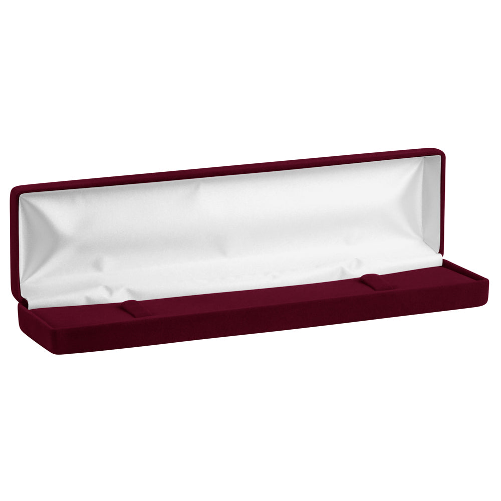 Velour Bracelet Box with White Sleeve