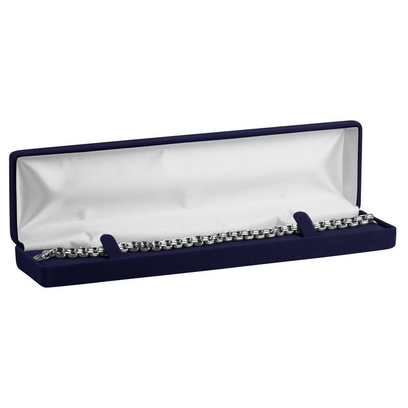 Velour Bracelet Box with White Sleeve