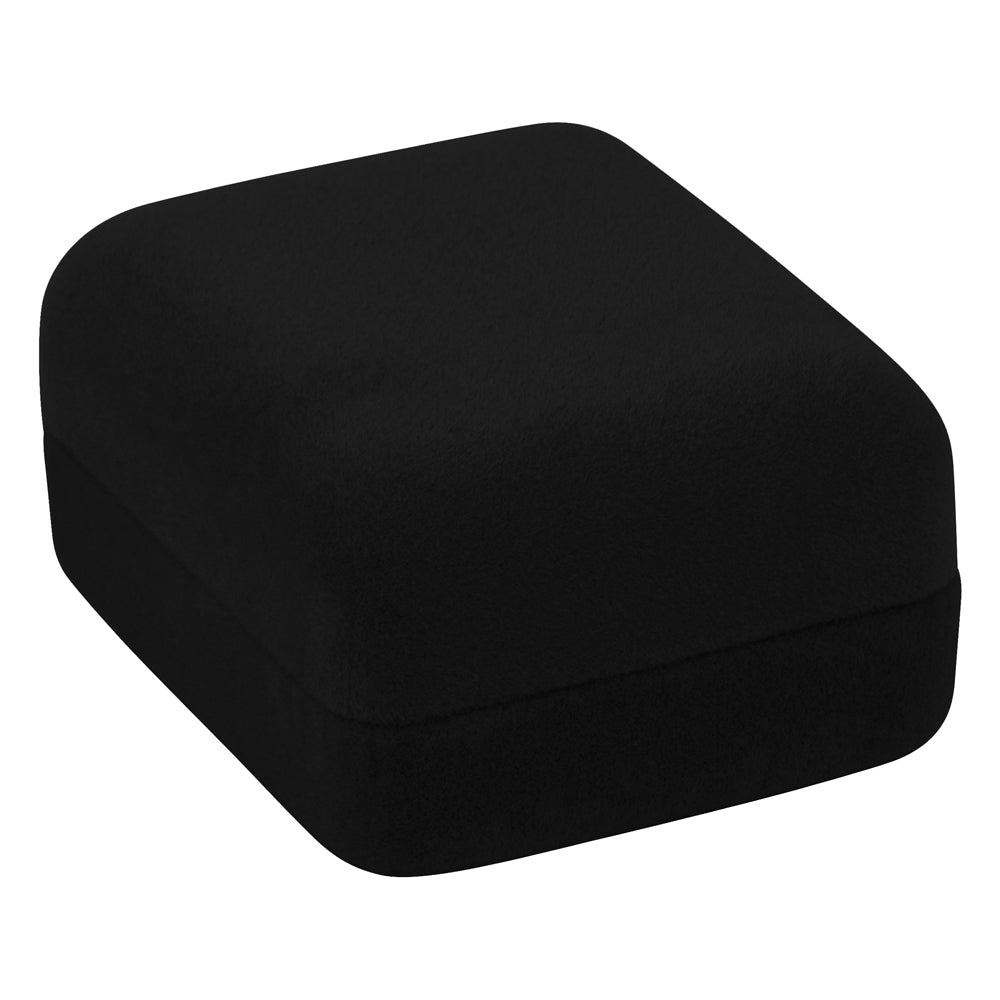 Velour Tie Tac Box with White Sleeve
