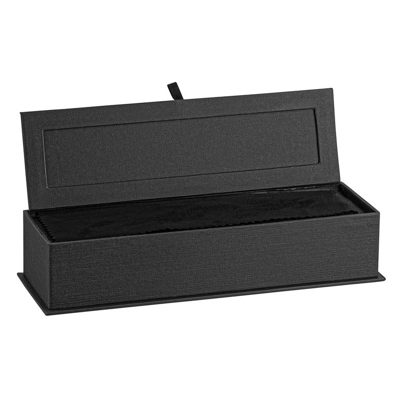 Haute Suede Bracelet Box with Matching Satin Inner Lids