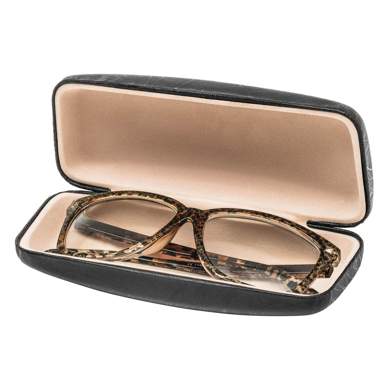 Large Hard Shell Lightning Grain Eyeglass Case