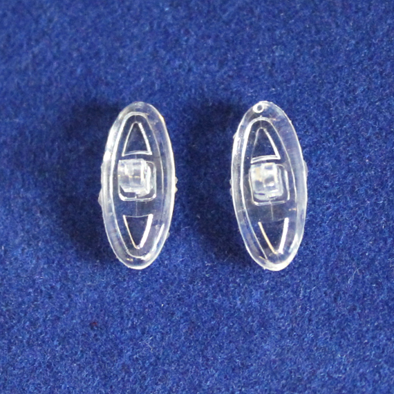 Slim Oval Push-In Silicone Nose Pad