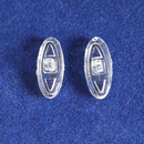 Slim Oval Push-In Silicone Nose Pad