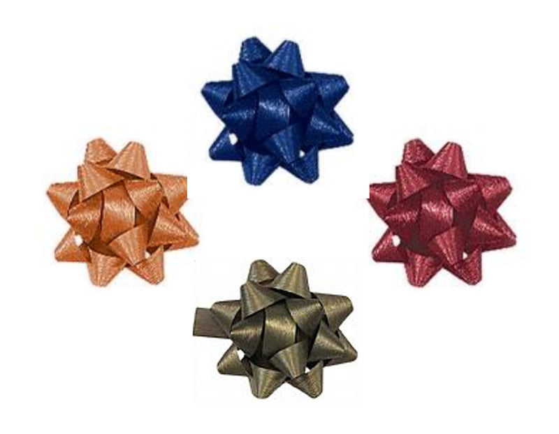 Synthetic Paper Star Bows