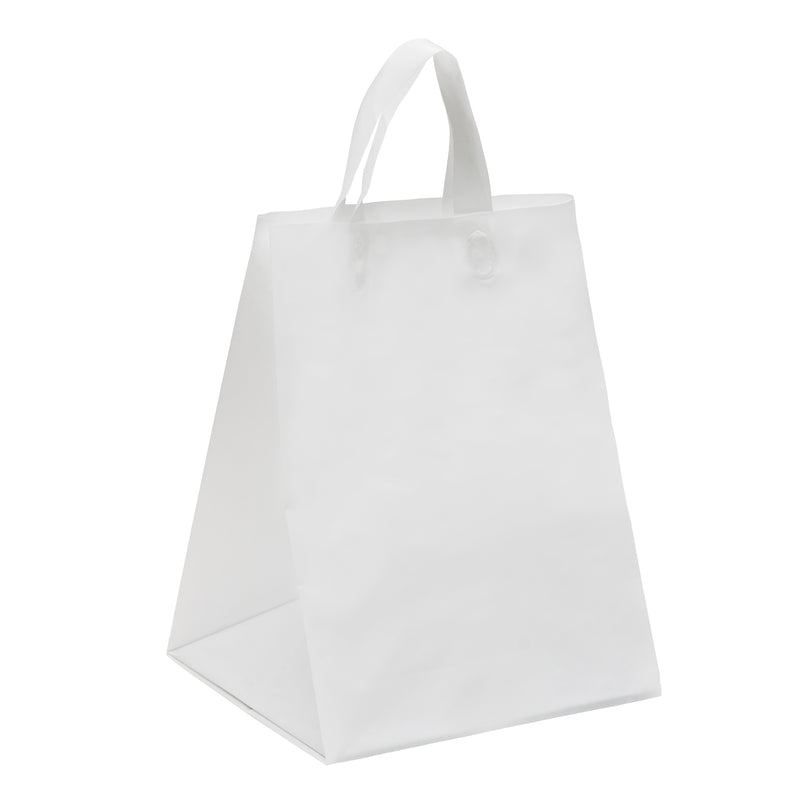 White HDPE Soft Loop Bag