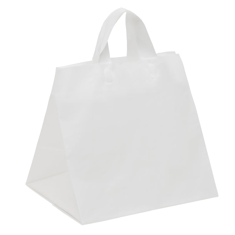 White HDPE Soft Loop Bag