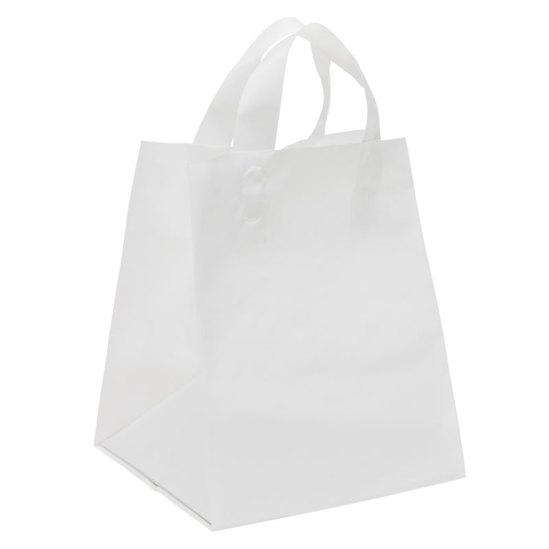 White HDPE Soft Loop Bag