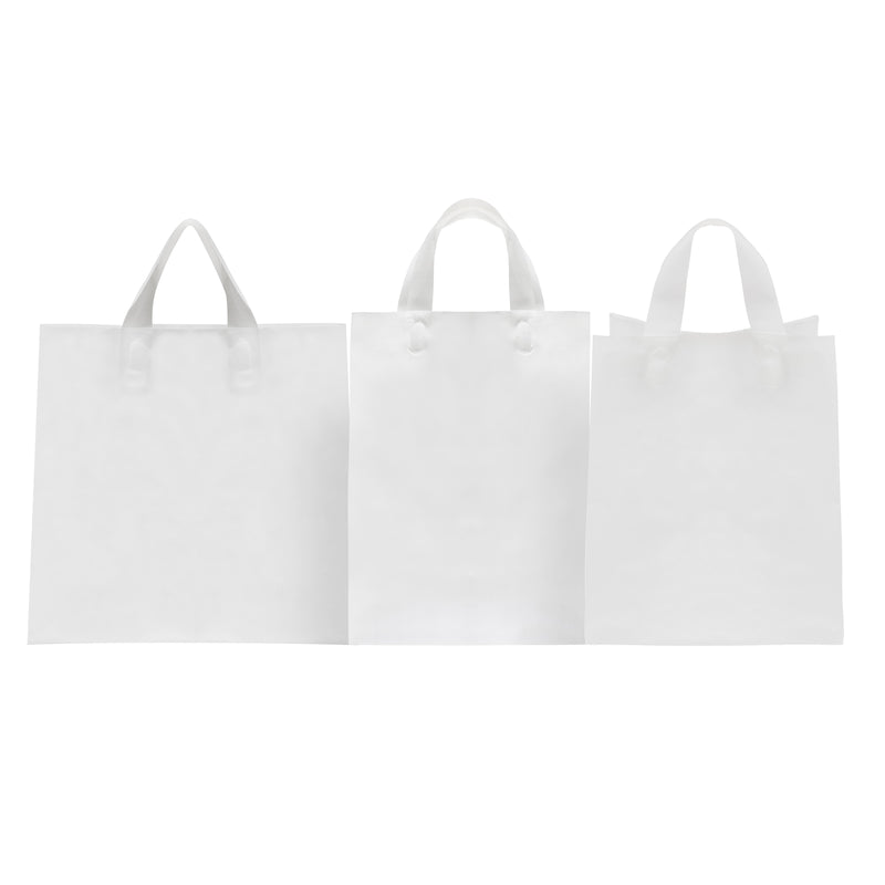 White HDPE Soft Loop Bag