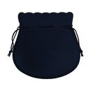 Round Suedine Pouch