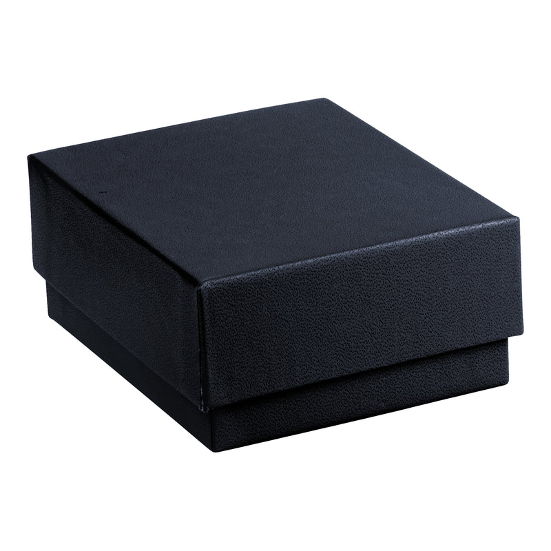 Suede Large French Clip Earring Box with Matching Suede Interior