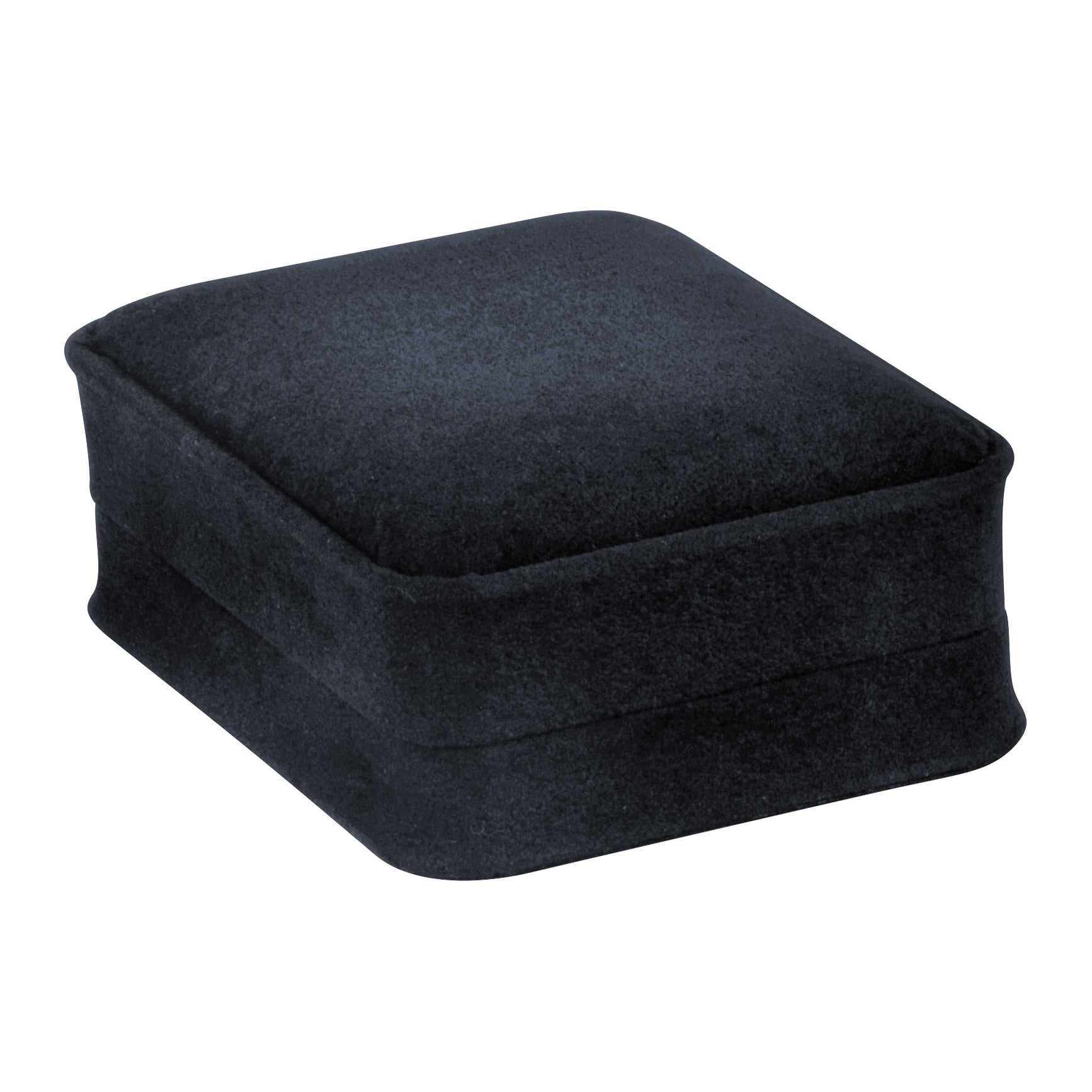 Suede Large Pendant Box with Matching Suede Interior