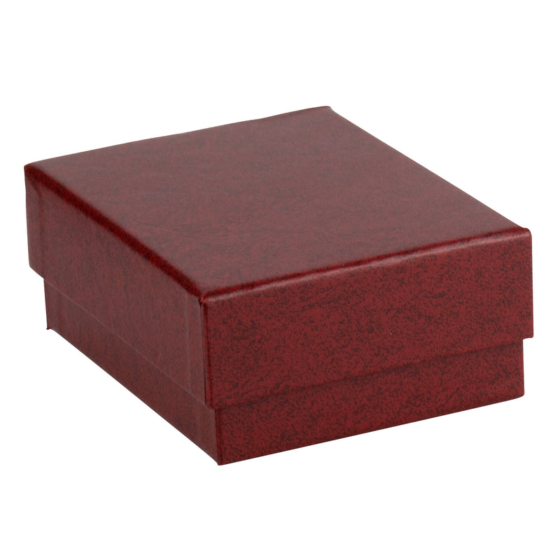 Suede Large Pendant Box with Matching Suede Interior