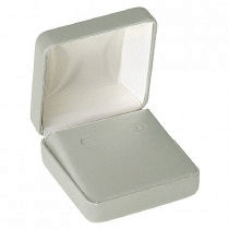 Leatherette Hoop Earring Box with Matching Leather-Feel Inserts