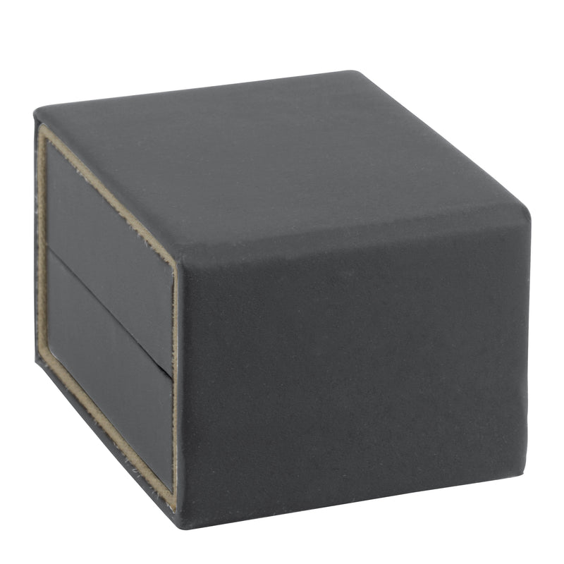 Matte Paper Covered Single Earring Box  with Matching Moulded Sleeve